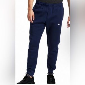 Nike Men’s Sportswear Club Fleece Navy Sweatpants Size Small